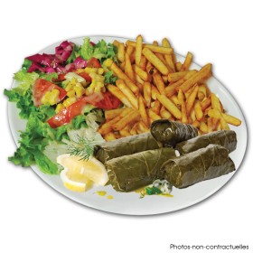 Assiette Feuille de Vigne